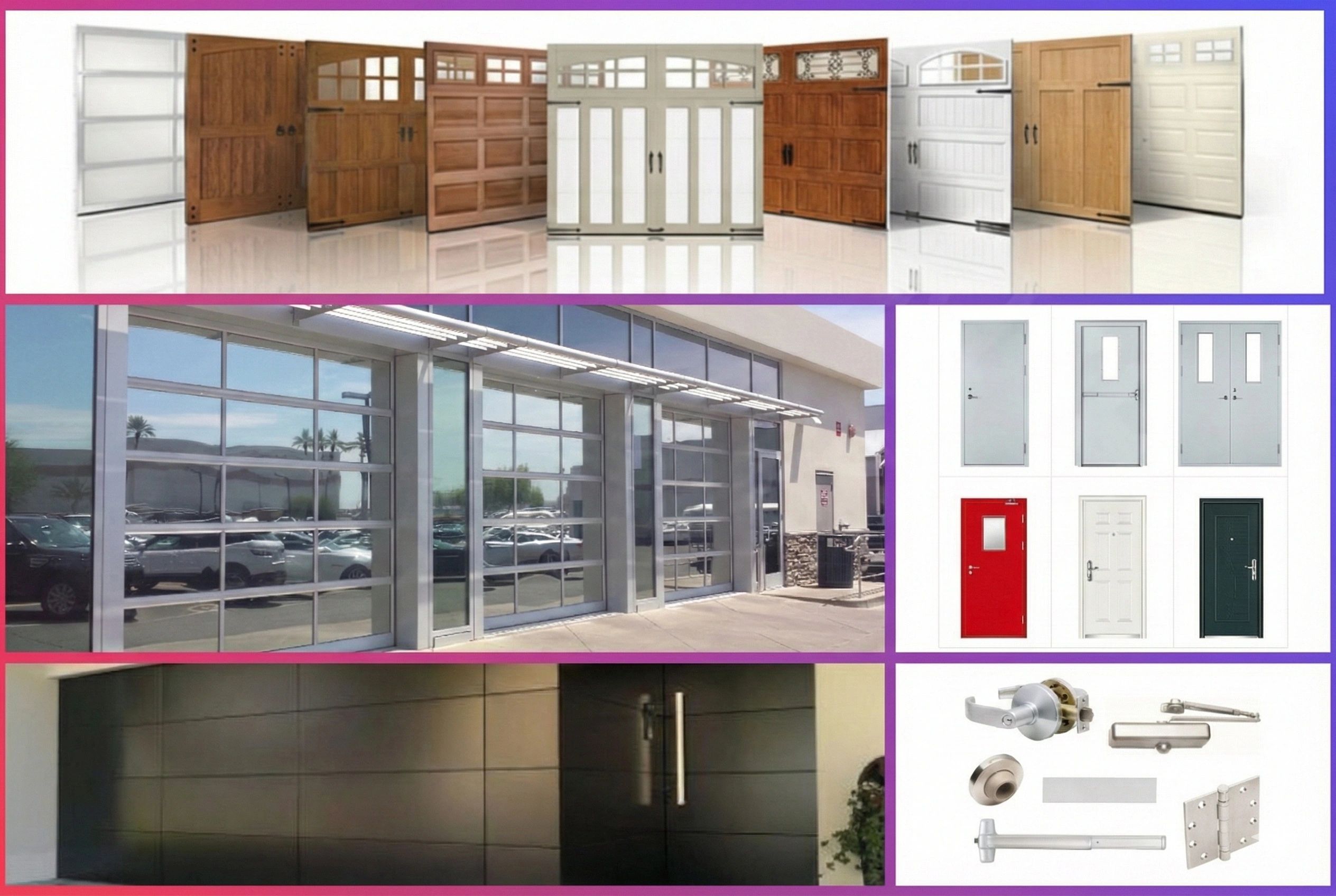 Commercial garage door services
